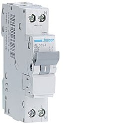 Siguranta Curba C - Disjunctor 32A, 1P+N, 6kA, C