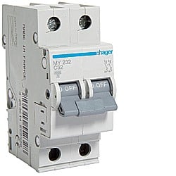 Sigurante automate - Disjunctor 32A, 2P, 4,5kA, C
