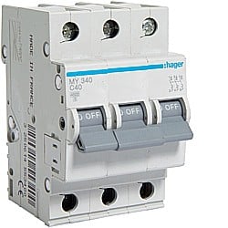 Siguranta Curba C - Disjunctor 40A, 3P, 4,5kA, C