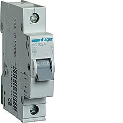 Siguranta Curba C - Disjunctor 2A, 1P, 6kA, C