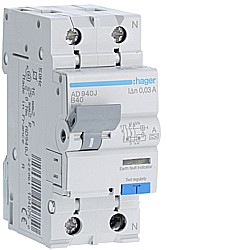 Disjunctor diferențial P+N 40A/30mA, B, 6kA, tip A