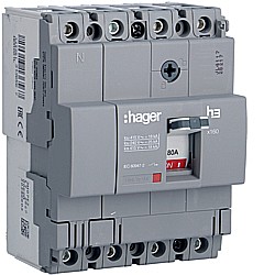 Sigurante automate - Disjunctor general x160 4P 18kA 80A