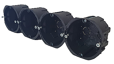 Prize si intrerupatoare - Doza cvadrupla pentru rigips