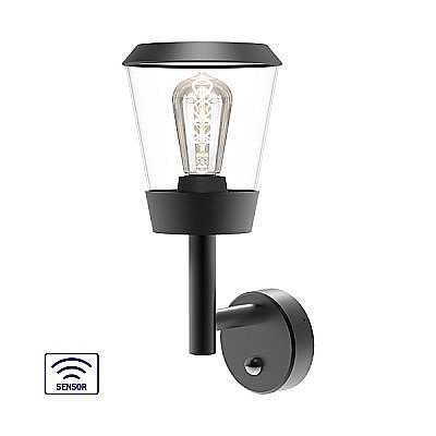 Corpuri de iluminat - Felinar 1xE27 cu senzor