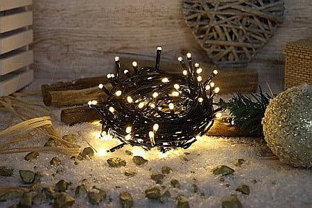 Iluminat festiv - Ghirlanda de Craciun 7.2W 2700K 50m