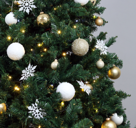 Iluminat decorativ de Craciun - Ghirlanda luminoasa de Craciun Alb Cald IP44