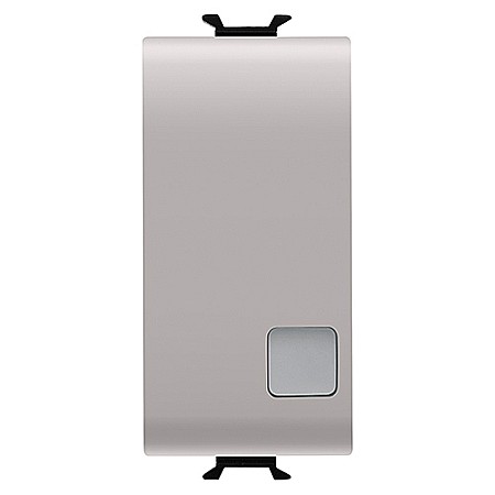 Gewiss Chorus - GW13005 Intrerupator iluminabil 2P 1M 16AX CH/Bej Satin