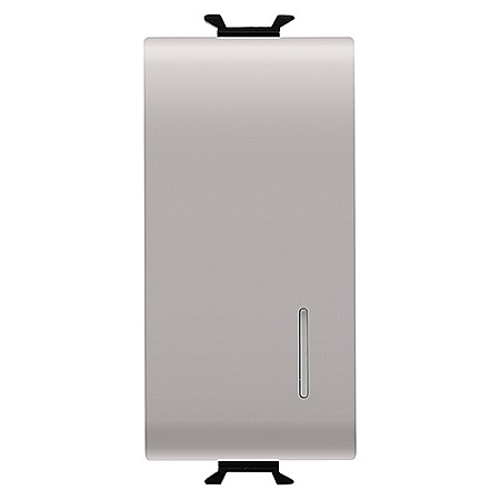 Gewiss Chorus - GW13052 Intrerupator cap scara iluminabil 1P 16AX 1 modul CH/Bej Satin