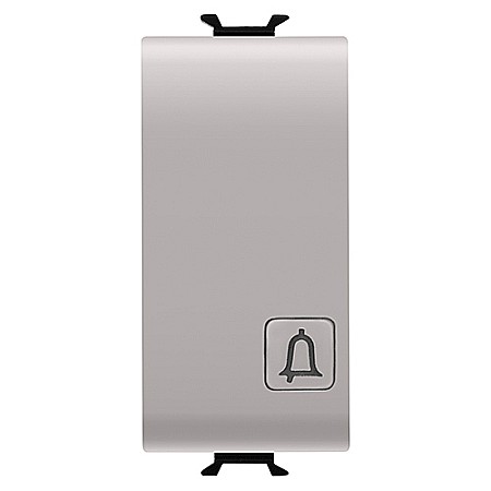 Gewiss Chorus - GW13153 Buton cu revenire 1P NO 16A 1 modul CH/Bej Satin