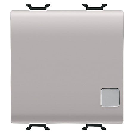 Gewiss Chorus - GW13173 Buton 16A 1P NO 2 module CH/Bej Satin