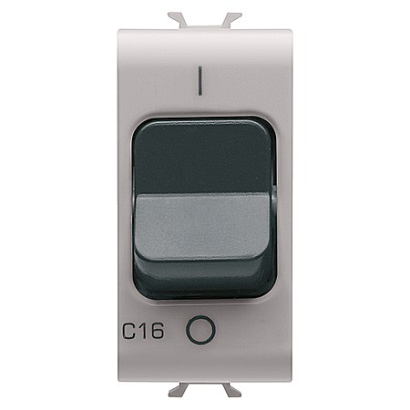 Gewiss Chorus - GW13468 Intrerupator 1P+N C16 3KA 230V AC 1 modul CH/Bej Satin