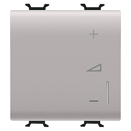 Gewiss Chorus - GW13573A Variator universal 5-150W (inclusiv LED) 2 module CH/Bej Satin Maxim 10 becuri