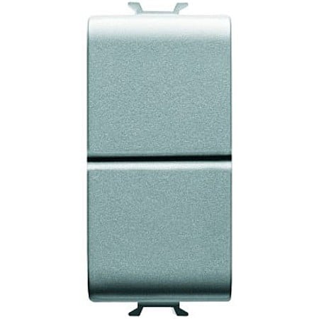 Gewiss Chorus - GW14141 Buton 16A NO+1P dublu 1 modul CH/Gri Titan