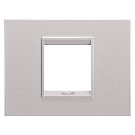 Gewiss - GW16202XL Rama Lux monocrom 2 module CH/Bej Satin