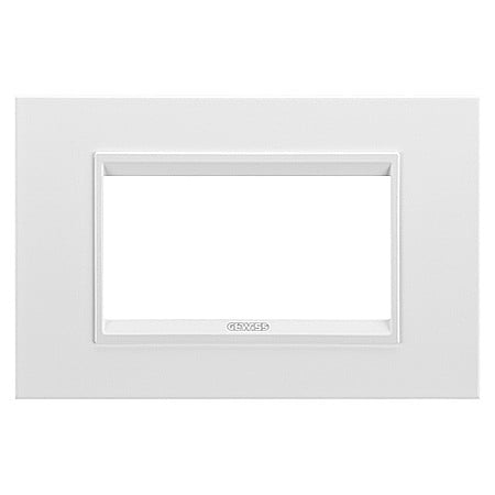 Gewiss - GW16204YB Rama Lux monocrom 4 module CH/Alb