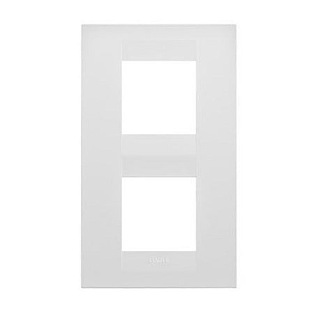 Gewiss - GW16424TB Rama Geo International 2+2 module Vertical CH/Alb