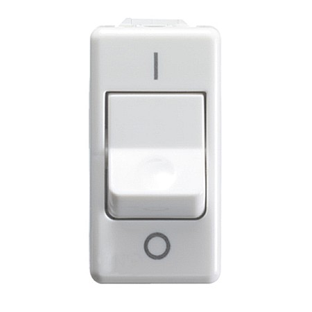 Gewiss System - GW20585 Intrerupator 2P 25A SY/WH
