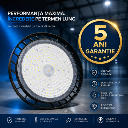 Corpuri de iluminat - Corp Iluminat Industrial LED High Bay OMNIA 110W 160W 200W 5500K