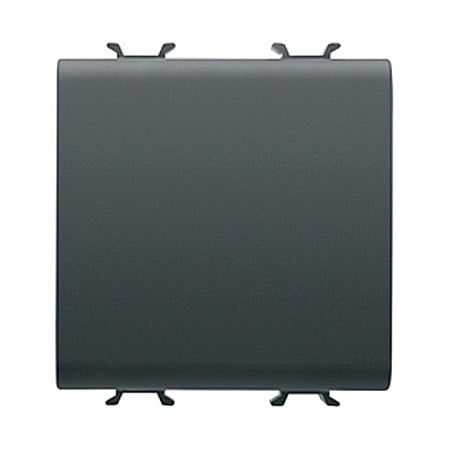 Gewiss Chorus - Intrerupator cap cruce 1P 16AX 2 module CH/Negru Satin