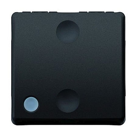 Gewiss System - Intrerupator cap scara iluminabil 1P 16AX 2 module SY/BK