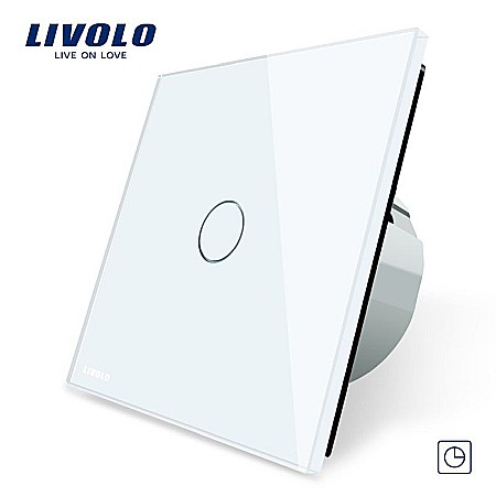 Livolo - Întrerupător cu temporizator alb