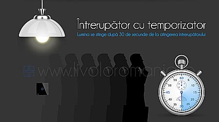 Întrerupător cu temporizator alb [2]