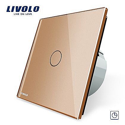 Livolo - Întrerupător cu temporizator auriu