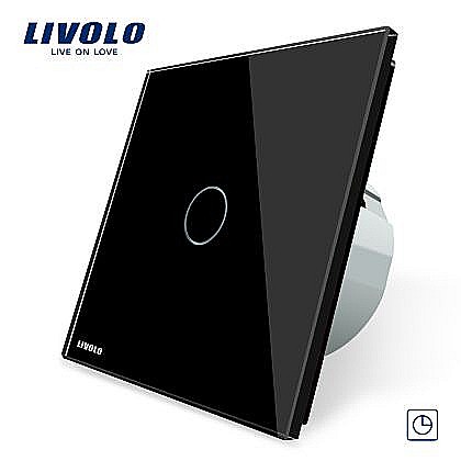 Livolo - Întrerupător cu temporizator negru