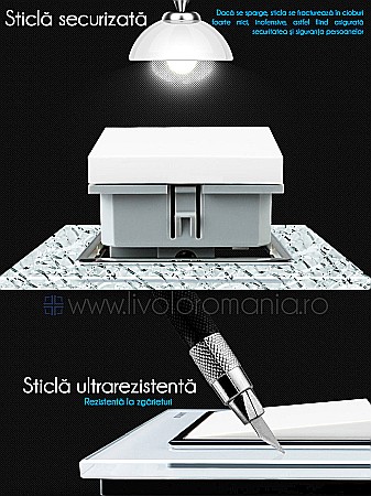 Întrerupător mecanic simplu alb [3]