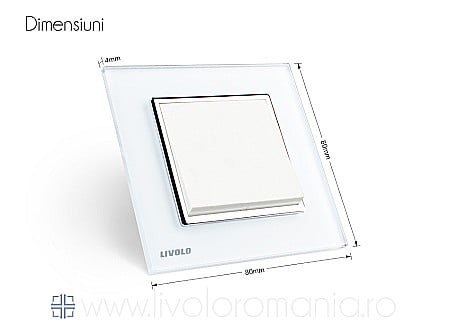 Întrerupător mecanic simplu, cap-scară auriu [6]