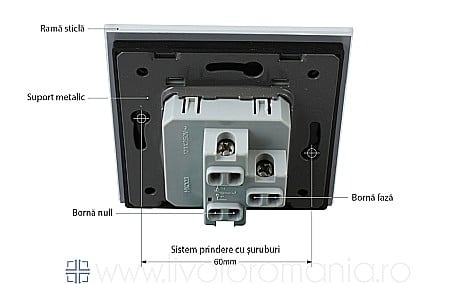 Întrerupător mecanic simplu, cap-scară auriu [7]