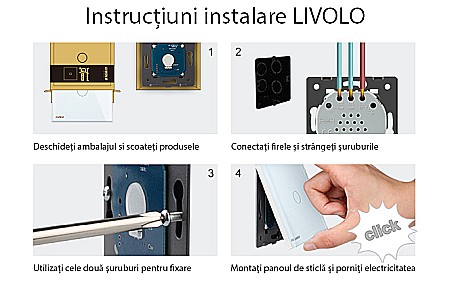 Întrerupător reset, buton revenire alb [1]