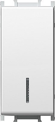 TEM - GAMA MODUL - Intrerupator Simplu cu LED TEM 1M 16A IP20 Alb