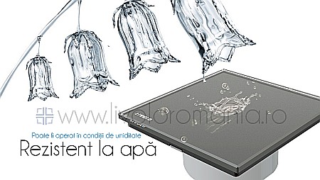 Întrerupător simplu, wireless gri [5]