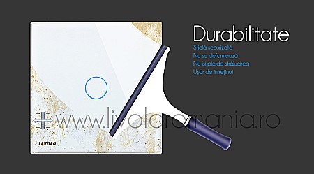 Întrerupător simplu, wireless gri [6]