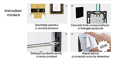 Intrerupator tactil simplu, wireless RF, rama sticla gri [12]