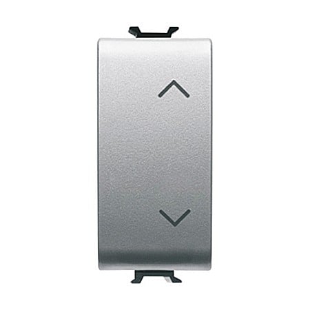 Gewiss Chorus - Intrerupator Up/Down 1P 10AX 1 modul CH/Gri Titan
