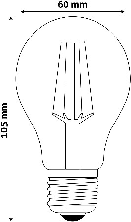 LED Filament Half Mirror [1]