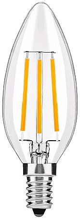 Becuri LED cu filament - LED Filament Lumanare