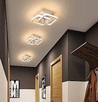 Lustre - LUSTRA 3 FUNCTII ALBA PATRATE 30W