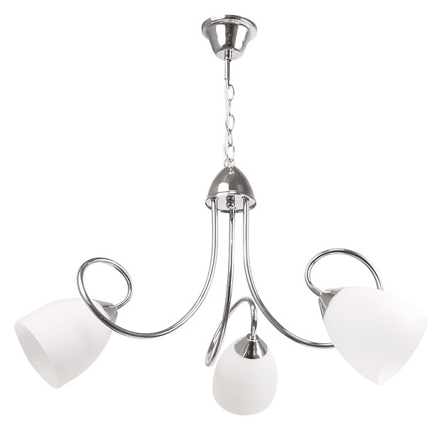 Lustre - Lustra Alia Alb+Crom 3xE27