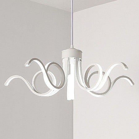 Lustre - Lustra LED 40W, 3800lm - 50 000 ore, Abstract 1707, LED Market, 4000K lumina naturala