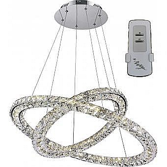 Lustre - LUSTRA LED CRISTAL 2 CORPURI 36W