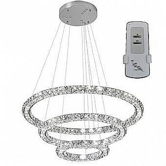 Lustre - LUSTRA LED CRISTAL 3 CORPURI 48W