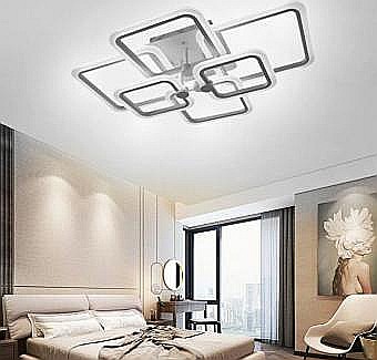 Lustre - LUSTRA LED DIMABILA CU TELECOMANDA 3 FUNCTII 120W