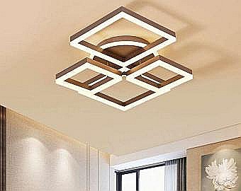 Lustre - LUSTRA LED DIMABILA CU TELECOMANDA 3 FUNCTII 120W