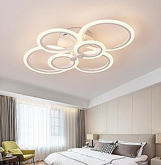 Lustre - LUSTRA LED DIMABILA CU TELECOMANDA 3 FUNCTII 132W