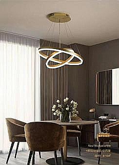 Lustre - LUSTRA LED DIMABILA CU TELECOMANDA 3 FUNCTII