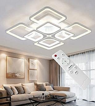 Lustre - Lustra LED dimabila cu telecomanda 3 functii