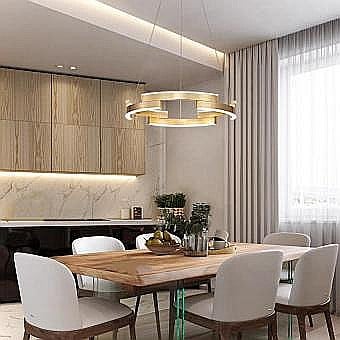 Lustre - LUSTRA LED DIMABILA CU TELECOMANDA 3 FUNCTII DUBLA FATA 60W